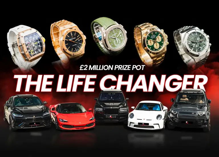 The Life Changer competition, a two million pound prize pot of cars and watches